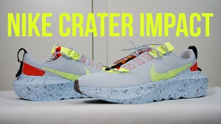 NIKE CRATER IMPACT womens volt Unboxing review amp on feet [upl. by Divadnhoj]