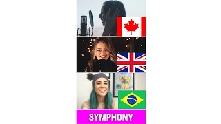 Who Sang It Better Symphony Brazil Canada UK Shorts [upl. by Quintana]