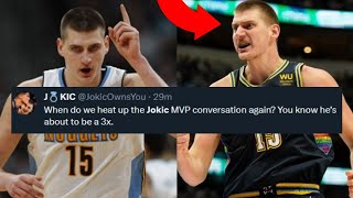 NBA REACTS TO NIKOLA JOKIC GAME VS DALLAS MAVERICKS  NUGGETS VS MAVERICKS REACTIONS [upl. by Maletta700]