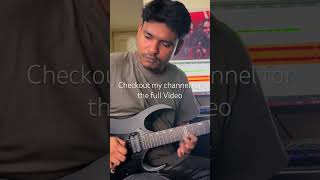 AurthohinAnmone 2 Solo …Checkout my channel for the full video guitar solo band music [upl. by Ettedranreb]