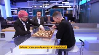 Blitz Maxime VachierLagrave vs GM Bilel Bellahcene [upl. by Jewett992]