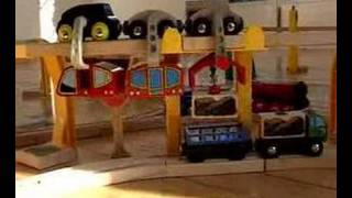 Brio Wooden Train and Sky Train Film [upl. by Turk]