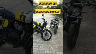 Interceptor 650 Vs Bear 650 Comparison [upl. by Leugar220]