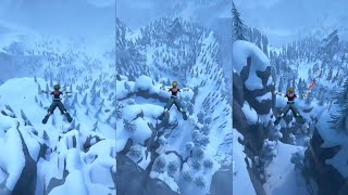 Where is the highest place Sora can dive in Arendelle  Kingdom Hearts 3 With side by side [upl. by Siramad]