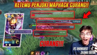 DASAR PENJOKI CURANG STREAMSNIPE BERASA MUSUH PAKE MAPHACK Ft enongxyz  MLBB [upl. by Nosreip288]