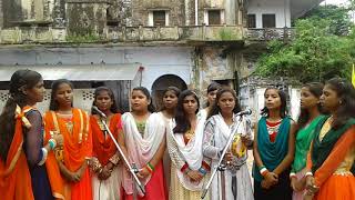 Kendriya vidhyalay shivgarh girls song 15082017 [upl. by Enirehtahc824]