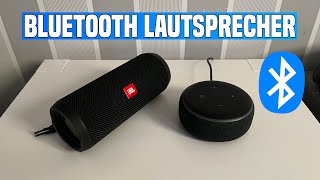 ALEXA mit Bluetooth Lautsprecher VERBINDEN für besseren Sound  Tutorial [upl. by Amzaj]