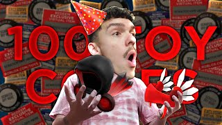 REDEEMING 100 ROBLOX TOY CODES Birthday Special [upl. by Loise723]