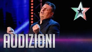 I mille volti di Claudio Lauretta  Italia’s Got Talent 2015 [upl. by Sema]