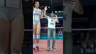 10ft Woman Volleyball Stars Dance Moves Will Blow Your Mind Tall Girl tallmodel  Tall Woman [upl. by Ylro]