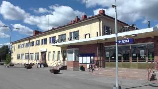 Rovaniemi railway station Finland [upl. by Harrod]