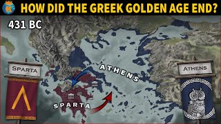 How did the Peloponnesian War Happen  Athens Faces Sparta 431–404 BC [upl. by Ellenrahc]