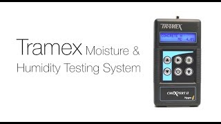 Tramex CMEX Concrete Moisture Meter [upl. by Nnyrb]