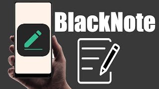 BlackNote Notepad Notes  The NetTalker Tips [upl. by Yelsha]