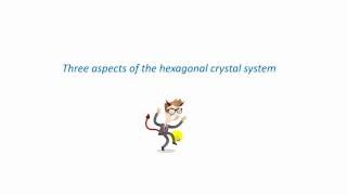 Unit 28  Three Aspects of the Hexagonal Crystal System [upl. by Teodoro134]