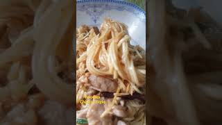 Noodles with Pork  Chinese Style Recipe short [upl. by Levitt644]