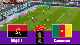 ANGOLA 0 VS CAMEROUN 1  ELIMINATOIRE COUPE DU MONDE [upl. by Etnaed]