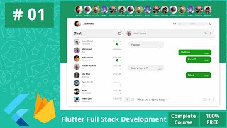 Whatsapp Web App Clone  Flutter Full Stack WEB Development Course with Firebase amp Push Notification [upl. by Gastineau]