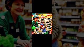 Cat shopping market cute cat videos cat viral videos [upl. by Kcirddes]