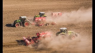 Usługowy siew kukurydzy na 1000 ha  4x ST 600  3x Axion  Fendt 1050 [upl. by Ygief]