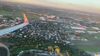 Takeoff  SkyUp 737800 9HSAT  Warsaw WAW to Basel BSL [upl. by Aietal431]