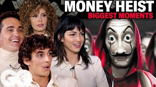 The Cast of Money Heist Breaks Down the Shows Biggest Moments  GQ [upl. by Yanehc]