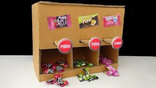 How to Make Candy Vending Machine at Home  DIY Candy Dispenser [upl. by Amliv640]