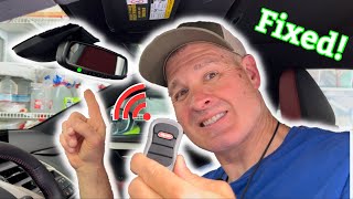 Car Not Connecting To Garage Remote Homelink Fix [upl. by Haliak876]