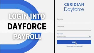 How To Login Dayforce Payroll [upl. by Russon553]