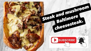 Baltimore cheesesteak steak fyp explore restaurant food baltimore family kitchen cooking [upl. by Rai99]