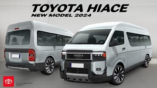 ALL NEW 2024 TOYOTA HIACE REDESIGN  Digimods DESIGN [upl. by Ashbey]