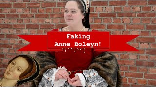 Faking Fancy Tudor Clothing Making a Forepart and Foresleeves  Anne Boleyn Style [upl. by Edette]