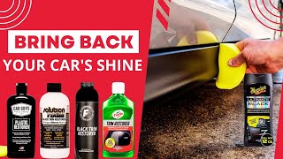 Best Plastic Car Trim Restorer  Restore Your Cars Beauty Easily [upl. by Ceil993]