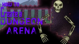 How to create a Quick Arena for Skeletron  Terraria Tutorial [upl. by Hcire]