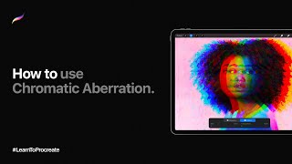 How to use Chromatic Aberration in Procreate [upl. by Anyek]