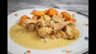 Receta casera de la Ternera Strogonoff Tradicional [upl. by Henn]