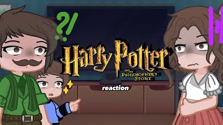 The Dursleys react to Harrys 1st yearPhilosophers stone  Gacha  Harry Potter [upl. by Sillsby]