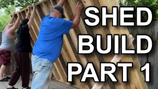 Building a Shed Part 1 [upl. by Ajnos]