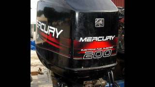 1998 MERCURY EFI XL 200 HP OUTBOARD 25quot SHAFT STANDARD ROTATION [upl. by Nick]