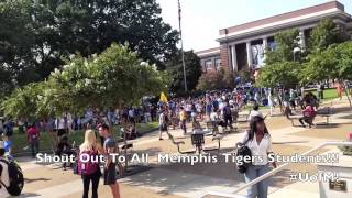 COLLEGE VLOG University of Memphis FIRST DAY  FALL 2015 [upl. by Ahseneuq]