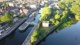 Newark Castle and River Trent by Drone [upl. by Oigufer]