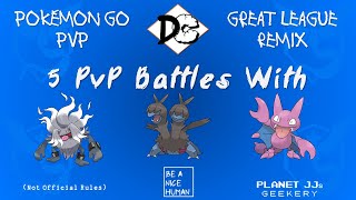 Pokémon GO PvP  Great League Remix 5 Rounds Annihilape  Zweilous  Gligar Shadow [upl. by Obed]