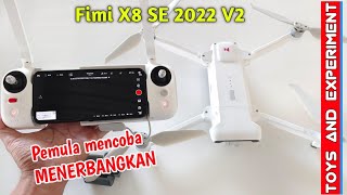 Belajar Menerbangkan drone FIMI X8 SE 2022 V2 [upl. by Bennett29]