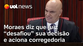 Moraes diz que juiz desafiou sua decisão e manda corregedoria investigar o magistrado de Maringá [upl. by Ahrat]