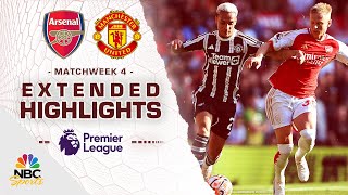 Arsenal v Manchester United  PREMIER LEAGUE HIGHLIGHTS  932023  NBC Sports [upl. by Brink]