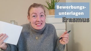 Bewerbungsunterlagen Erasmus I MOTIVATIONSSCHREIBEN I 4 WICHTIGE UNTERLAGEN [upl. by Kat939]