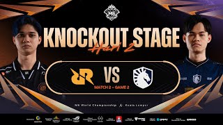 ID M6 Knockout Stage Hari 2  RRQ HOSHI VS TEAM LIQUID ID  Game 2 [upl. by Standford]