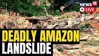 Deadly Landslide Causes Destruction In Brazil  Brazil Landslide Live Updates  Brazil News Live [upl. by Aynod]