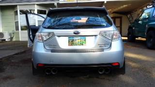 Magnaflow CatBack Exhaust on 2013 Subaru Impreza WRX Hatchback [upl. by Marnie]