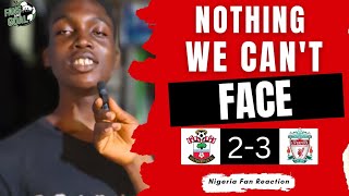 SOUTHAMPTON 23 LIVERPOOL Precious  AFRICANNIGERIA FAN REACTION PREMIER LEAGUE 20242025 [upl. by Yeclek]